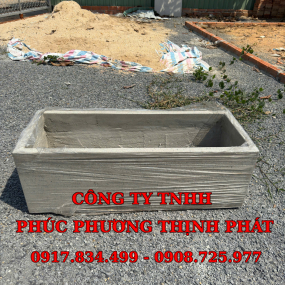chậu đá mài vuông - mẫu số 1