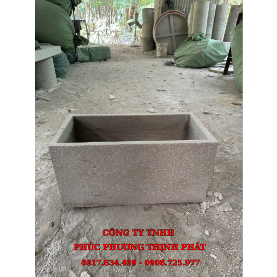 chậu đá mài vuông - mẫu số  5